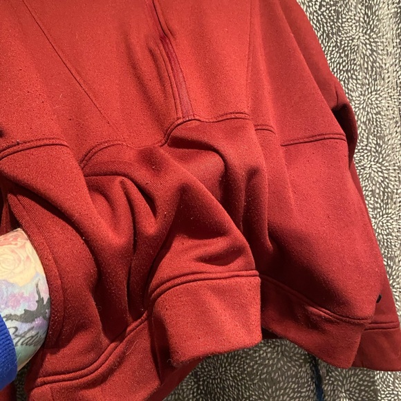 Burgundy Half-Zip Sweater - Picture 3 of 5